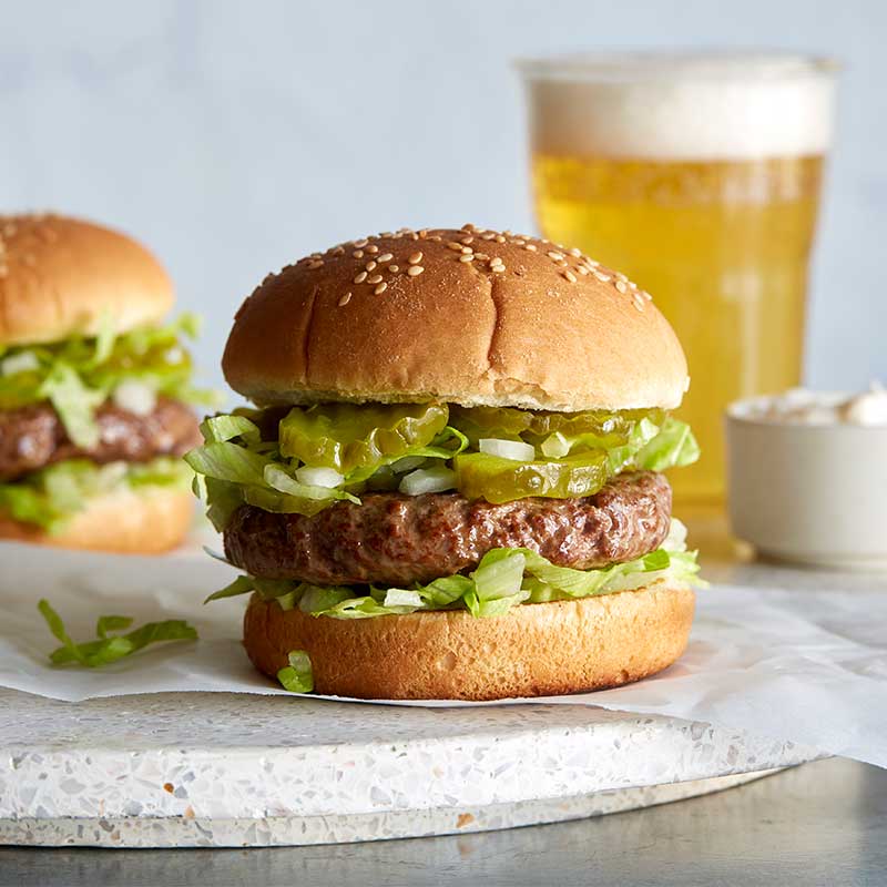 burgers and beer
